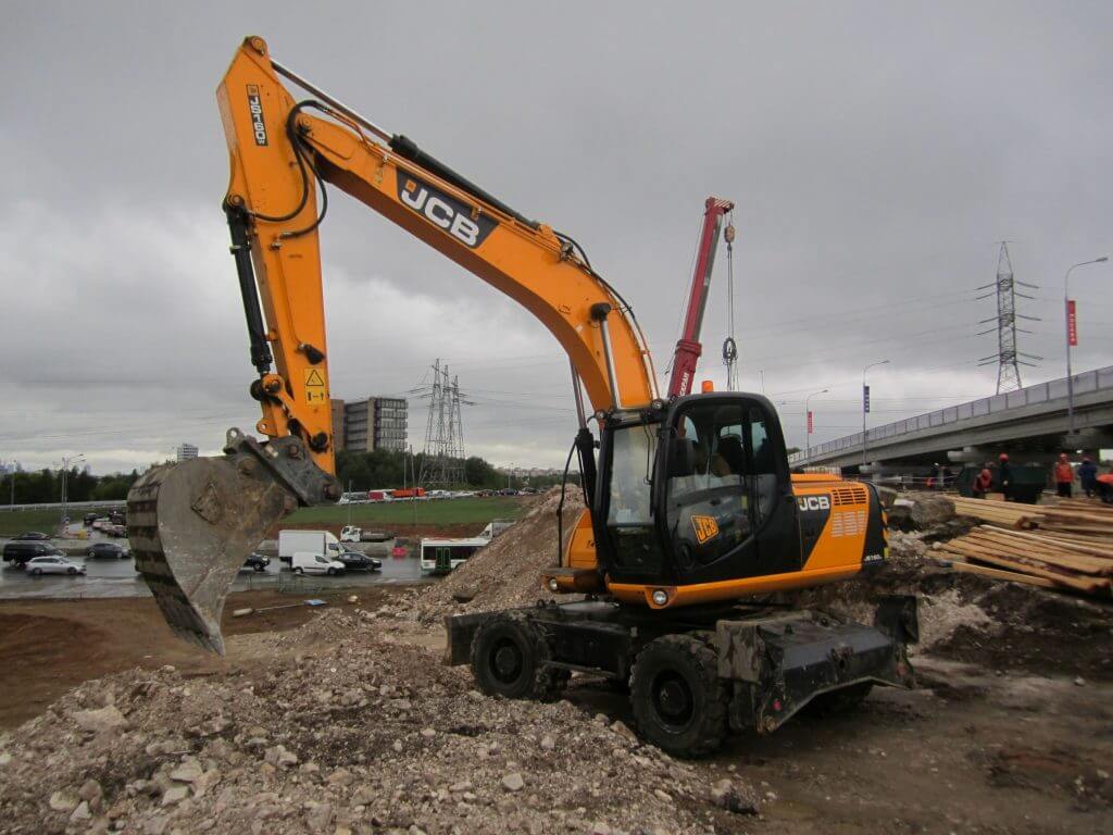 Колісний екскаватор JCB JS160